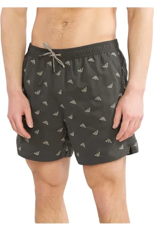 Emporio Armani Homme, Maillots de bain, Vert, Taille: M Short de Bain Imprimé