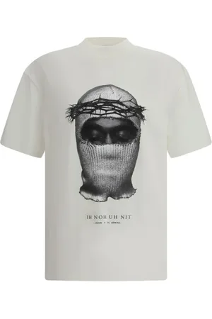 Ih Nom Uh Nit Homme, Tops, Blanc, Taille: S T-shirt Masque Couronne