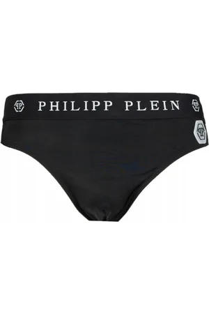 Philipp Plein Homme, Maillots de bain, Noir, Taille: S Maillots de bain homme avec détail logo
