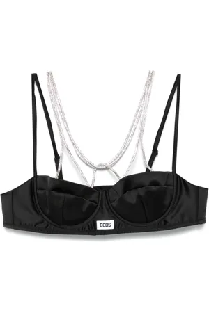 GCDS Femme, Sous-vêtements, Noir, Taille: 42 FR T-shirt Élégant avec Logo