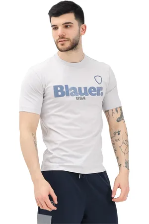 Blauer Homme, Tops, Gris, Taille: L T-shirt Homme Gris à Manches Courtes