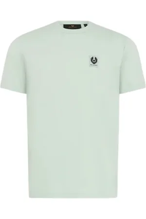 Belstaff Homme, Tops, Vert, Taille: S Vert Brise Patch Tee Style Essentiel