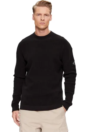 Calvin Klein Homme, Pulls, Noir, Taille: L Maille Tricot Col Rond