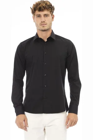 BALDININI Homme, Chemises, Noir, Taille: 4XL Chemise Col Italien Style Melody