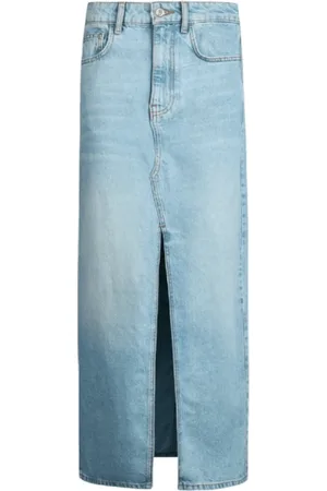 Liu Jo Femme, Jupes, Bleu, Taille: W26 Jupe longue en denim avec fente