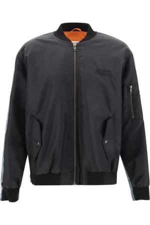 Maison Margiela Homme, Vestes, Noir, Taille: S Blouson Double Tissu avec Col en Plush