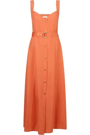 Liu Jo Femme, Robes, , Taille: 36 FR Robe Terracotta Col en Cœur