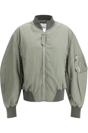The Attico Femme, Vestes, Vert, Taille: 40 FR Urban Nylon Bomber Jacket