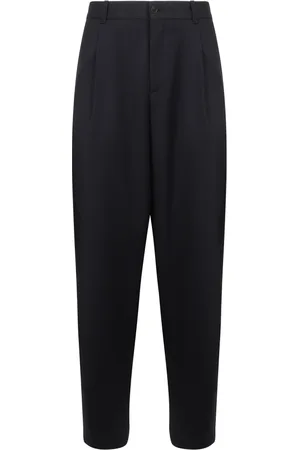 Giorgio Armani Homme, Pantalons, Bleu, Taille: L Pantalon en laine vierge avec poches