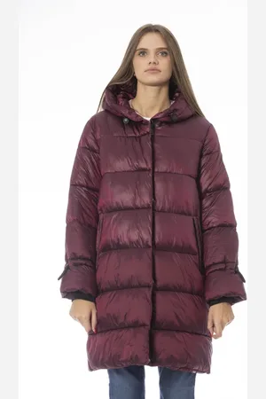 BALDININI Femme, Manteaux, Rouge, Taille: 44 FR Manteau d