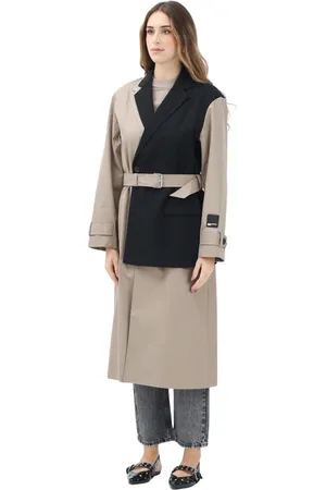 Karl Lagerfeld Femme, Manteaux, Gris, Taille: 36 FR Manteaux