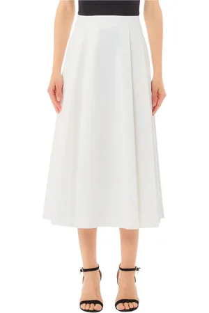 Liu Jo Femme, Jupes, Blanc, Taille: 36 FR Jupe Plissée