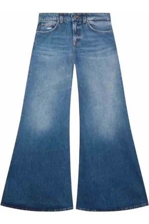 Dondup Femme, Jeans, Bleu, Taille: W26 Marlen Wide-Leg Jeans