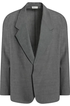 FEAR OF GOD Homme, Vestes, Gris, Taille: S Veste à Boutonnière Simple