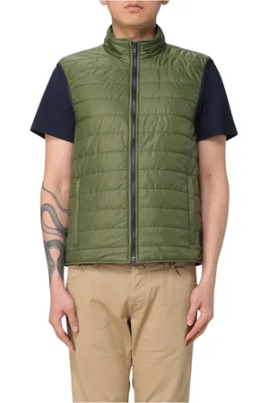 FAY Homme, Vestes, Vert, Taille: XL Vestes Vertes pour Tenues Élégantes