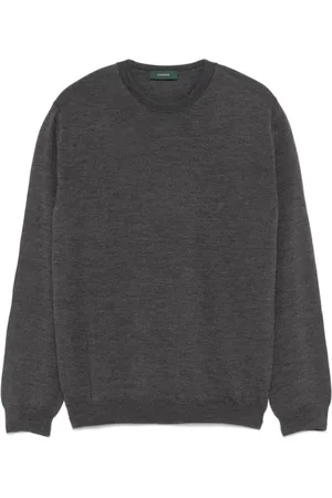 ZANONE Homme, Pulls, Gris, Taille: 2XL Pulls Girocollo Élégants