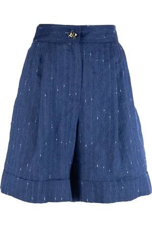 GENNY Femme, Shorts, Bleu, Taille: 38 FR Collection de T-shirts et Shorts Décontractés