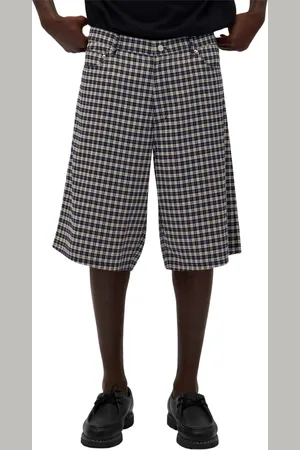 Arte Antwerp Homme, Shorts, Multicolore, Taille: W32 Shorts Bermuda en coton à carreaux