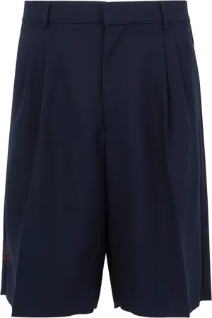AMARANTO Amaránto, Homme, Shorts, Bleu, Taille: L Bermudas Bleus Élégants pour Sorties Décontractées