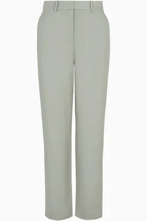Armani Exchange Femme, Pantalons, Vert, Taille: 38 FR Pantalon Vert Décontracté