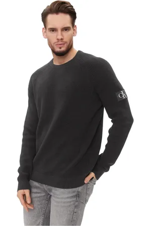 Calvin Klein Homme, Pulls, Noir, Taille: M Pull Regular Fit