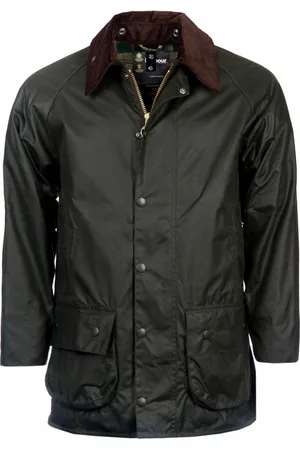 Barbour Homme, Vestes, Vert, Taille: M Veste en Cire Classique avec Doublure Tartan