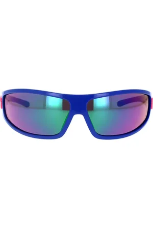 Chiara Ferragni Femme, Accessoires, Bleu, Taille: ONE Size Lunettes de soleil Moon Eye Colorées Sportives Amusantes
