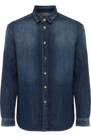 Dondup Homme, Chemises, Bleu, Taille: L Chemise Élégante Uc344-Df0292U-800