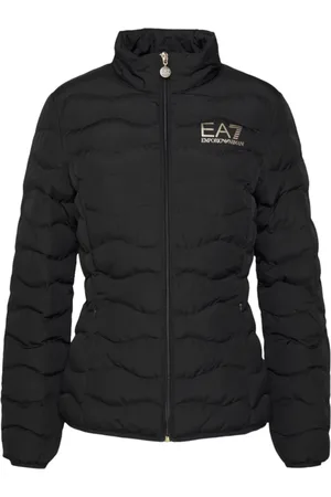 EA7 Femme, Vestes, Noir, Taille: 38 FR Doudoune Noire Core Lady