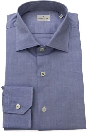 BAGUTTA Homme, Chemises, Bleu, Taille: 6XL Chemise Élégante Bleu Clair avec Col Français