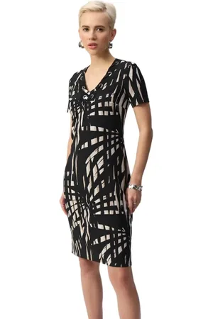 Joseph Ribkoff Femme, Robes, Noir, Taille: 42 FR Robe de Soirée Noire Intemporelle