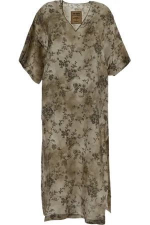 UMA WANG Femme, Blouses et Chemises, Multicolore, Taille: 42 FR Robe tunique col en V pour femme
