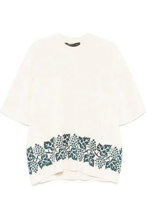 Federico Cina Homme, Tops, , Taille: M Crew Neck T-shirt