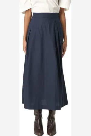 Woolrich Femme, Jupes, Bleu, Taille: 38 FR Jupe Facile pour Femmes