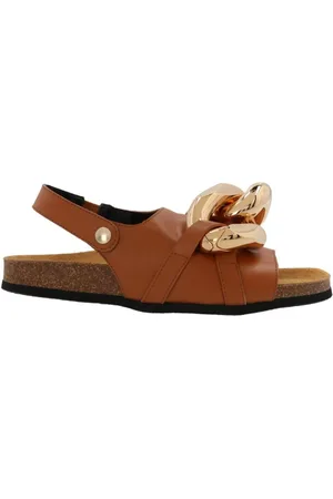 J.W.Anderson Femme, Chaussures, Brun, Taille: 36 EU Sandales Plates
