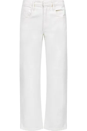Alchemist Femme, Jeans, Blanc, Taille: 38 FR Crater straight denim