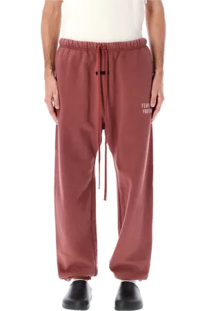 FEAR OF GOD Homme, Pantalons, Rouge, Taille: XL Pantalon de survêtement en molleton
