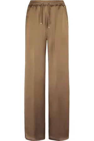 HERNO Femme, Pantalons, Brun, Taille: 36 FR Pantalon Marron Élégant