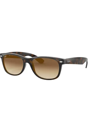 Ray-Ban Unisex, Accessoires, Brun, Taille: 52 MM New Wayfarer Lunettes de Soleil Style Classique