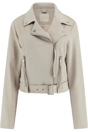 Guess Femme, Vestes, , Taille: 36 FR Veste Perfecto en suédine synthétique