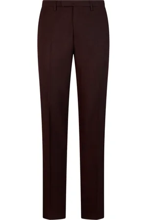 Boglioli Homme, Pantalons, Rouge, Taille: L Superlight Flannel Zeta Pantalons