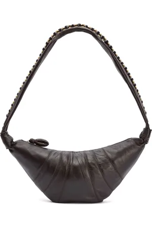 LEMAIRE Femme, Sacs, Brun, Taille: ONE Size Sac Croissant Moyen avec Perles