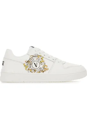 VERSACE Homme, Chaussures, Blanc, Taille: 40 EU Baskets Casual pour un usage quotidien