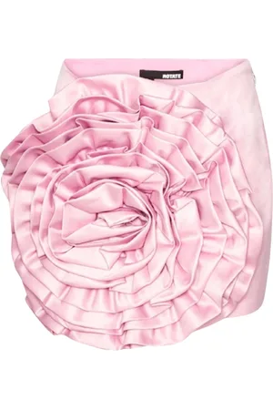 ROTATE Femme, Jupes, Rose, Taille: 38 FR Jupe en Polyester Rose