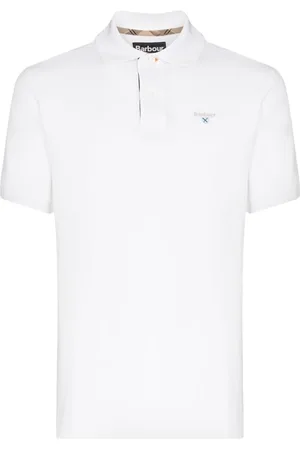 Barbour Homme, Tops, Blanc, Taille: S Polo Blanc