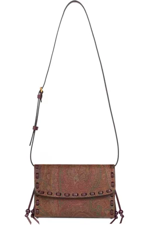 Etro Femme, Sacs, Brun, Taille: ONE Size Mini Sac Marron en Tissu Paisley