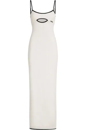 Karl Lagerfeld Femme, Robes, , Taille: 42 FR Robe EN Crochet Naturel Avec DOS Croisé
