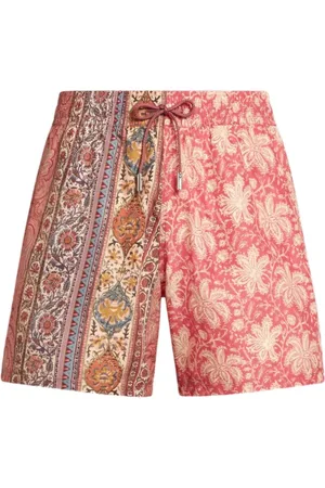 Etro Homme, Maillots de bain, Multicolore, Taille: S Maillot de bain Roma Ocre avec motif amibe