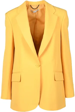 Stella McCartney Femme, Vestes, Jaune, Taille: 38 FR Veste