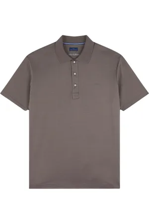 Paul & Shark Homme, Tops, Brun, Taille: 3XL Khaki Polos Chemise Élégante